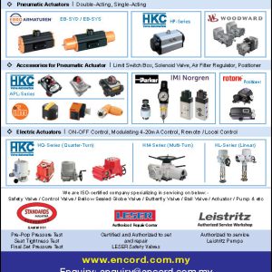 Pneumatic Actuators, Double-Acting, Single-Acting, Limit Switch Box, Solenoid Valve, Air Filter Regulator, Positioner
