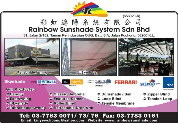 Rainbow Sunshade System Sdn. Bhd.