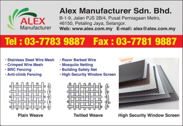 Alex Manufacturer Sdn. Bhd.